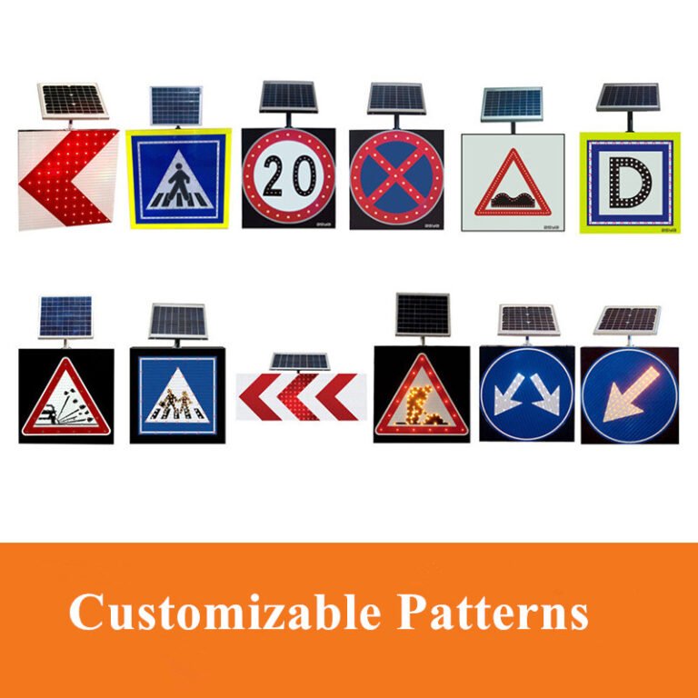 LED Solar Traffic Sign - Everstar Estraffic Road Safety Goods