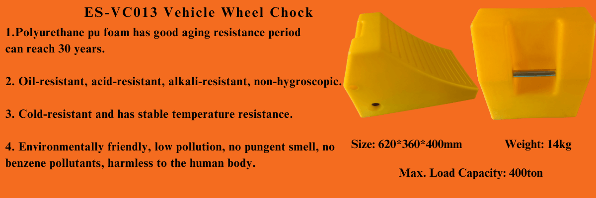 ES-VC013 vehicle wheel chock leaflet