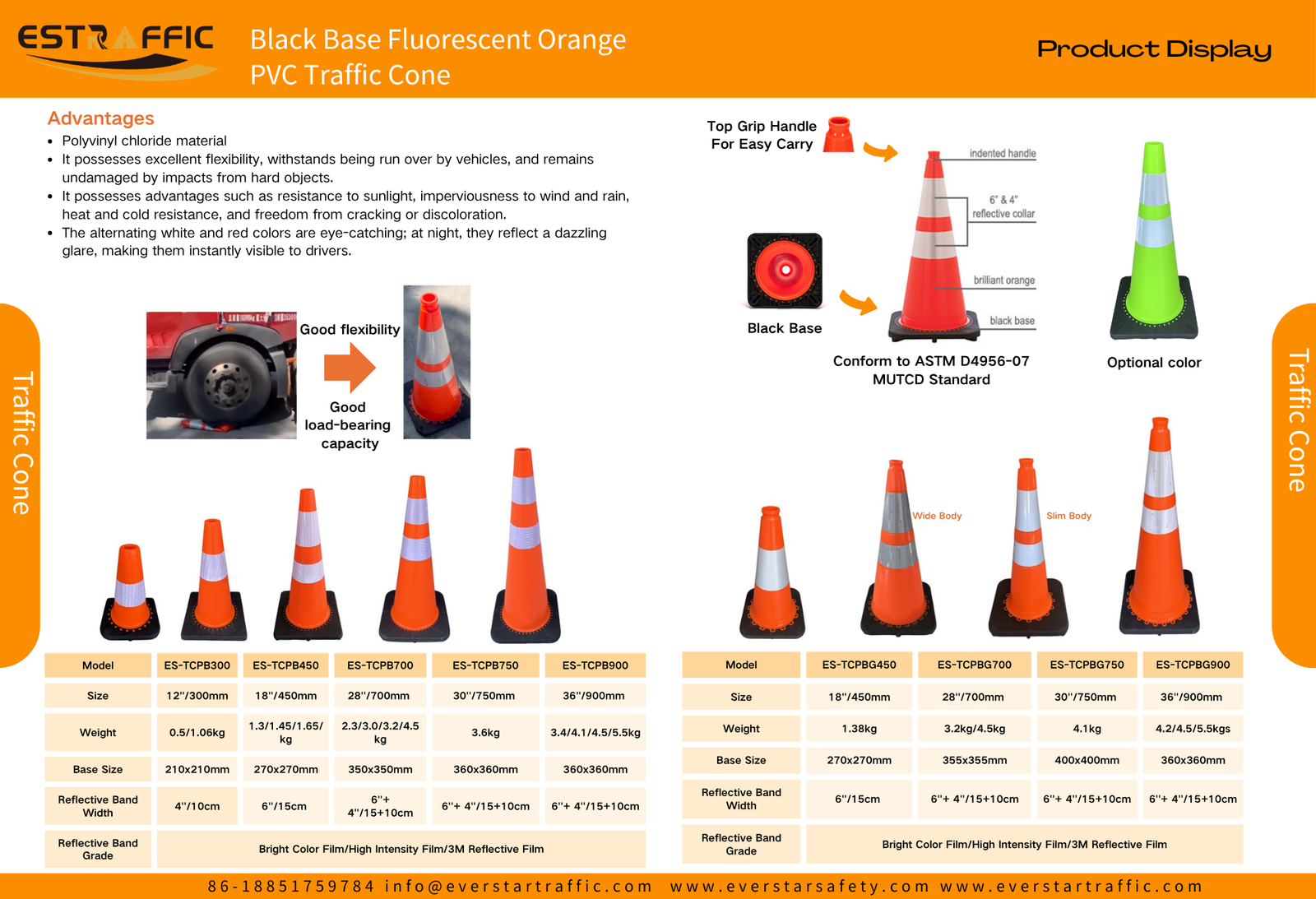 MUTCD standard traffic cone