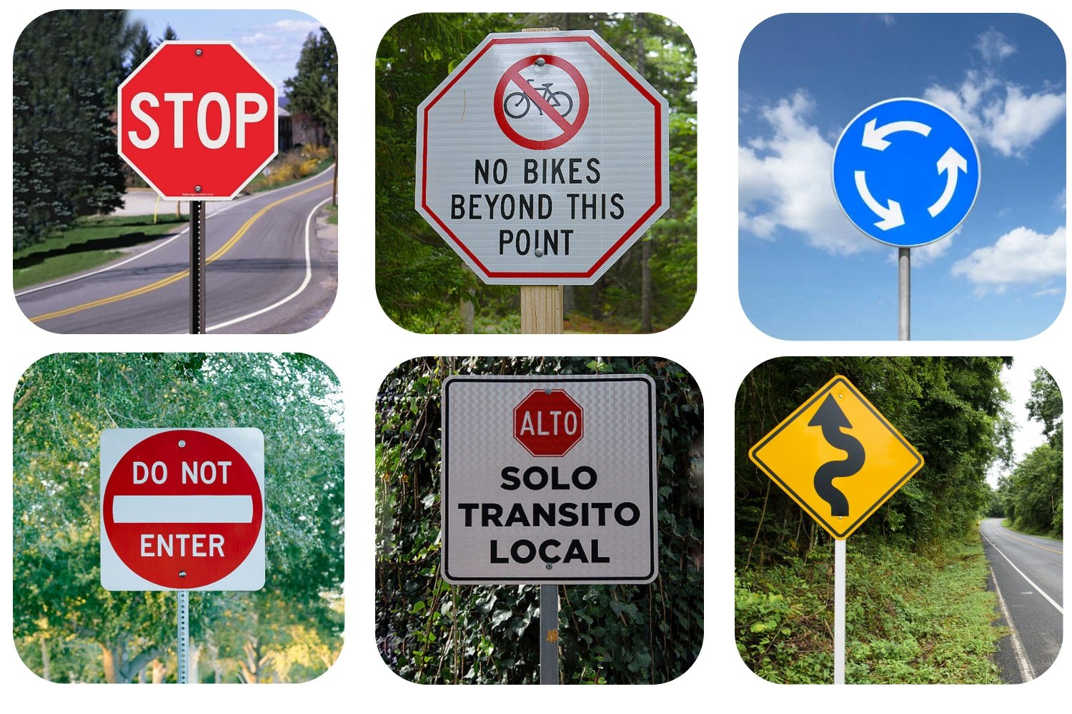 road sign photo